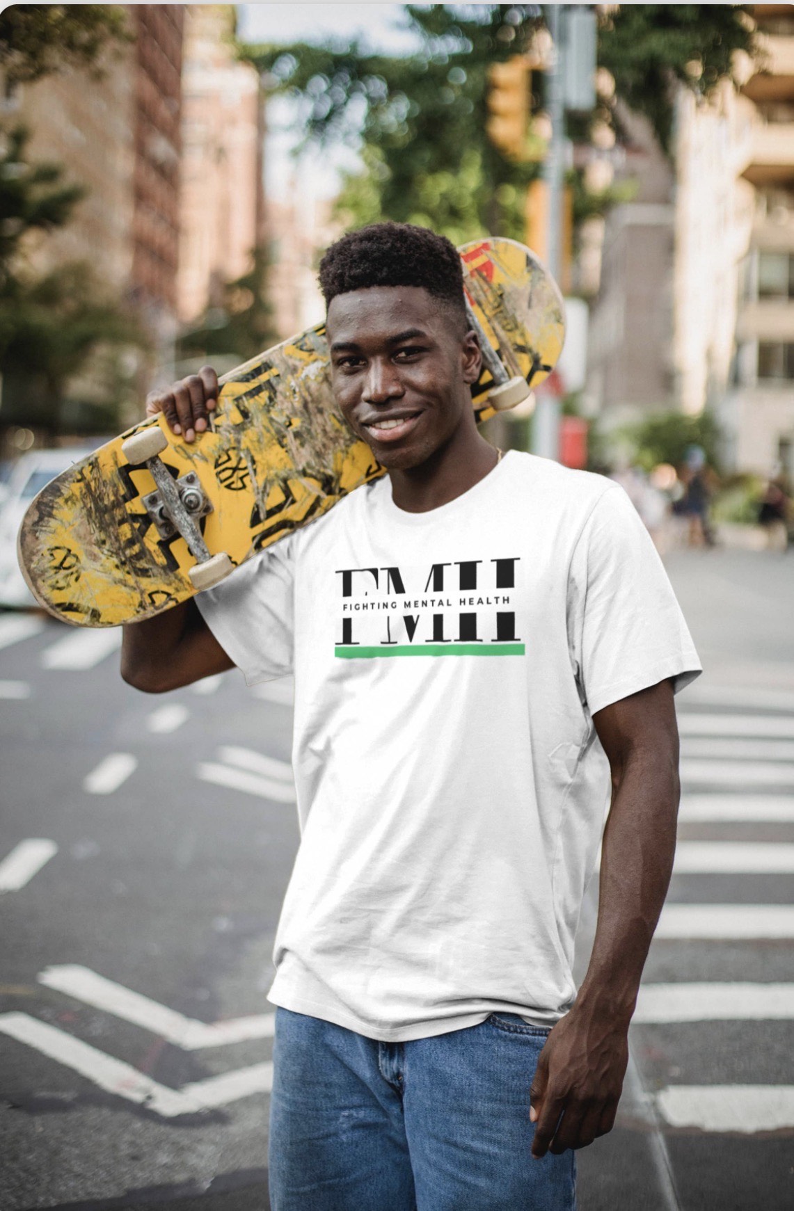 White FMH Logo T-Shirt